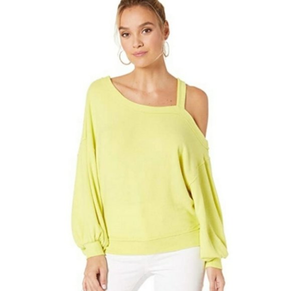 Free People Flaunt It Top Cold Shoulder Sweater  S - Picture 2 of 16